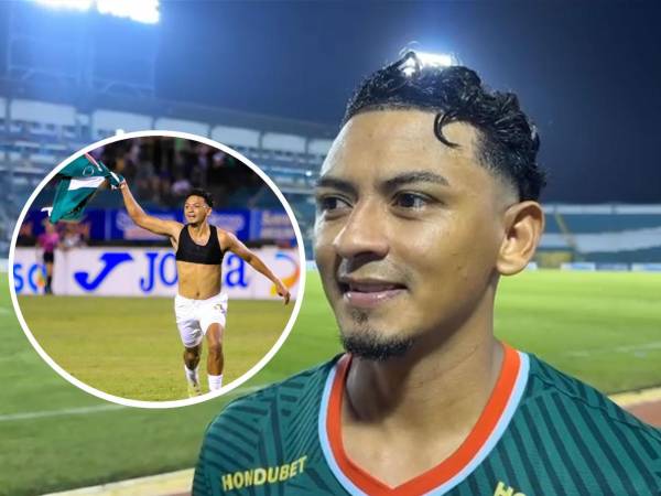 Alexy Vega reaccionó muy contento por sus golazos para el triunfo de Marathón contra el Platense.