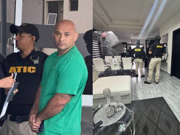 Nelson Roberto Sandoval Zúniga fue detenido este miércoles en San Pedro Sula.