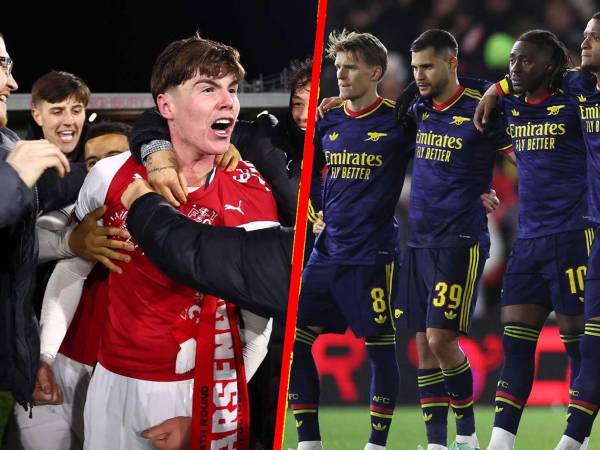 El Arsenal perdió en penales contra el Fleetwood Town, equipo de la cuarta división, y quedó eliminado de la Copa de la Liga.