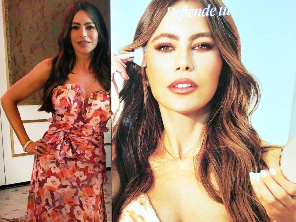 La actriz Sofía Vergara presume de buena piel gracias a los productos cosméticos españoles con los que se ha aliado para lanzar una línea propia para el cuidado de la piel, Toty Europa.