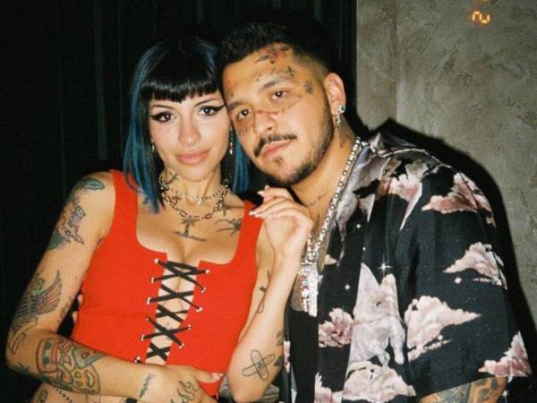 Cazzu y Nodal en una imagen de archivo que se publicó en sus redes sociales.