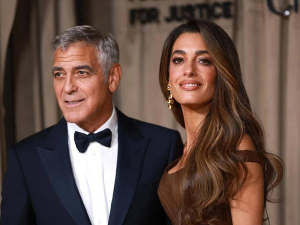 George y Amal Clooney en una foto de archivo.