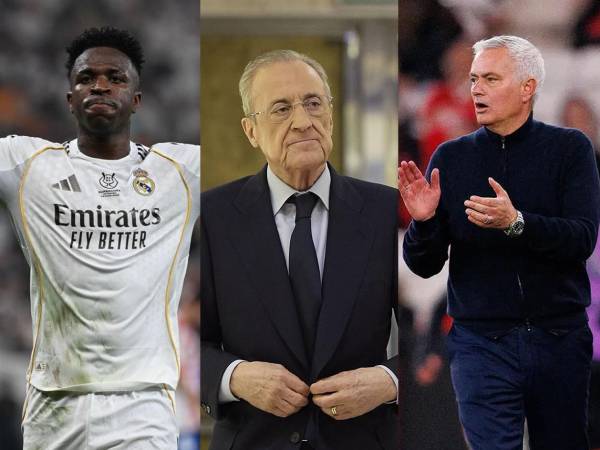 Florentino Pérez desea renovar a Vinícius y asegura que no ha hablado con Mourinho para el puesto de entrenador del Real Madrid.