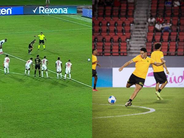 Jhow Benavídez ejecutando penal.