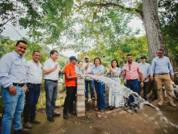 El nuevo sistema de abastecimiento de agua potable beneficiará a los habitantes de la comunidad de San José de Manchaguala en El Merendón.