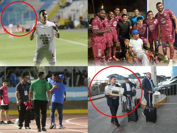 Las imágenes de los triunfos que lograron Olimpia (3-0) contra CD Choloma y Motagua, con remontada incluida, (1-2) frente al Juticalpa FC.