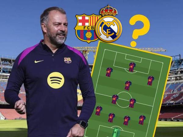 El Barcelona disputa este domingo el Clásico en el Camp Nou, donde espera dar el golpe definitivo al Real Madrid y conquistar el título de la Liga Española 2025-2026. Flick apostará por un once muy competitivo y con sorpresas.