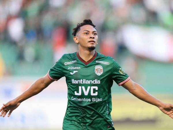 Alexy Vega fue el autor de un golazo en el triunfo de Marathón ante Real España.