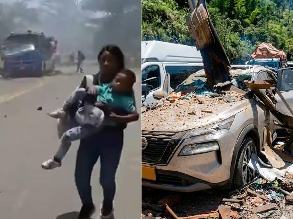 Al menos siete personas murieron y 17 más quedaron heridas este sábado por un atentado terrorista que destruyó un tramo de la Vía Panamericana y varios vehículos que circulaban por esa carretera del departamento del Cauca, en el suroeste de Colombia, informaron las autoridades.