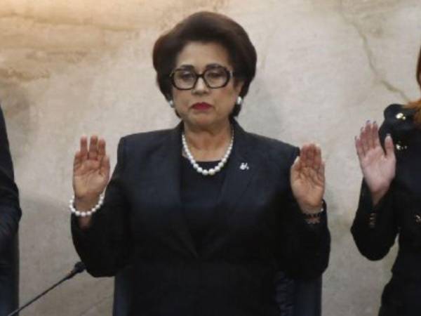 <b>Rebeca Ráquel Obando, presidenta del Poder Judicial.</b>