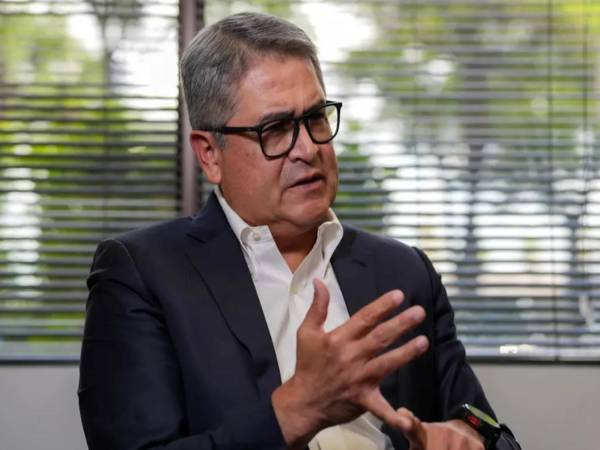 Fotografía de archivo del expresidente de Honduras (2014-2022), Juan Orlando Hernández. EFE/Alberto Boal.