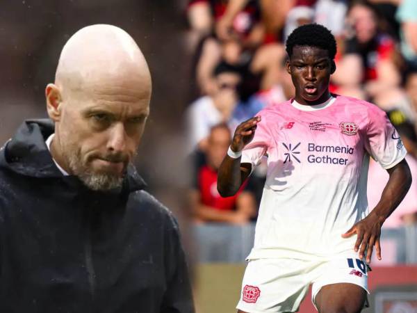 Ten Hag sufrió una dura goleada en su estreno como entrenador del Bayer Leverkusen.