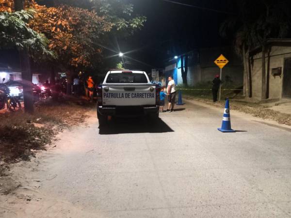 Lugar del accidente en el sector Felipe Zelaya.