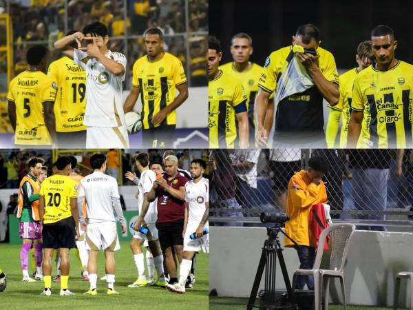 Las imágenes de la humillante goleada que sufrió el Real España (1-6) contra Los Angeles FC en la ida de la primera ronda de la Concacaf Champions Cup, en el estadio Morazán.
