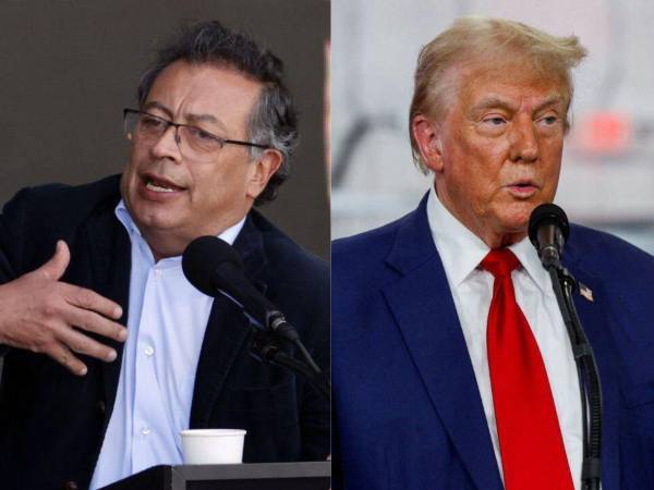 Gustavo Petro, presidente de Colombia, y Donald Trump, presidente de Estados Unidos.
