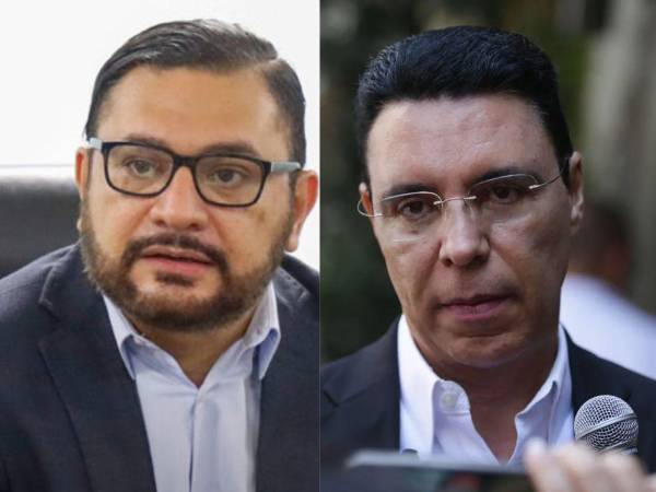 Manuel Díaz Galeas, exprocurador de Honduras, y Dagoberto Aspra, titular de esa entidad.