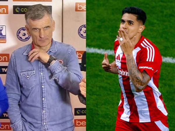 El entrenador del Olympiacos se refirió a la goleada de su equipo en la Copa de Grecia.