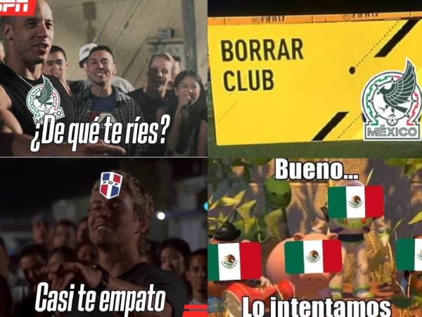 La Selección de México sufrió más de la cuenta para vencer a República Dominicana (3-2) y en las redes sociales no perdonaron.