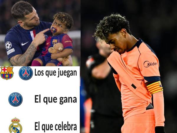 Estos son los divertidos memes que dejó la dura derrota del Barcelona (4-2) contra el PSG en la Champions League. Lamine Yamal sufre las burlas.