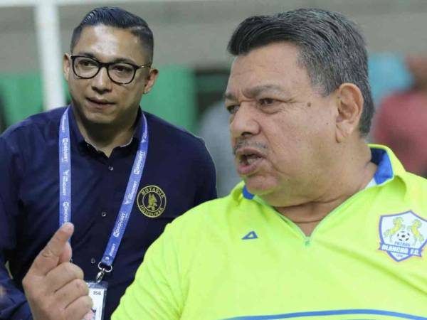 Samuel García estuvo presente en el duelo entre el Olancho FC y Olimpia.