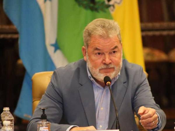Roberto Contreras, alcalde de San Pedro Sula.