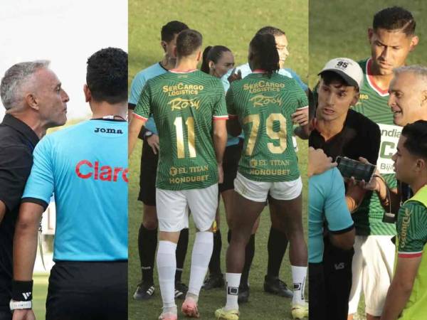 El Real España le ganó el derbi a Marathón (0-1) en el Yankel Rosenthal, sin embargo, las cosas se salieron de control al final del partido.