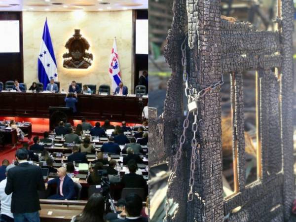El pleno del Congreso Nacional guardó un minuto de silencio en memoria de las seis víctimas.