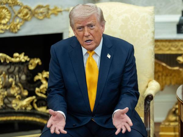 Donald Trump, el<b> </b>presidente de Estados Unidos.