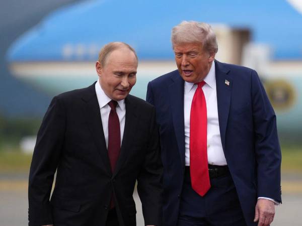 Putin y Trump durante un encuentro oficial.