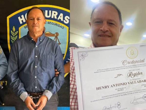 El detenido fue identificado como Henry Antonio Valladares Vallecillo, de 64 años.