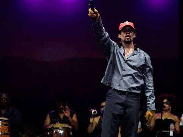 Fotografía de archivo del cantante puertorriqueño, Bad Bunny.