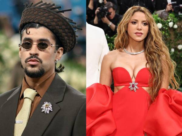 Bad Bunny Y Shakira en la ceremonia de años anteriores