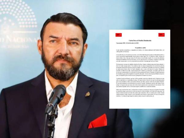 Rasel Tomé, vicepresidente del Congreso Nacional y dirigente del Partido Libertad y Refundación (Libre).