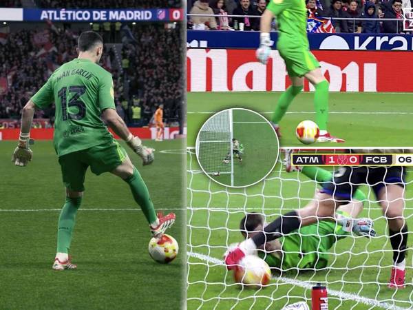 El portero del Barcelona, Joan García, cometió una pifia horrible y concedió un gol contra Atlético.