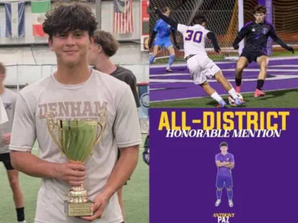 Anthony Paz, la promesa hondureña que brilla en el fútbol colegial de Estados Unidos