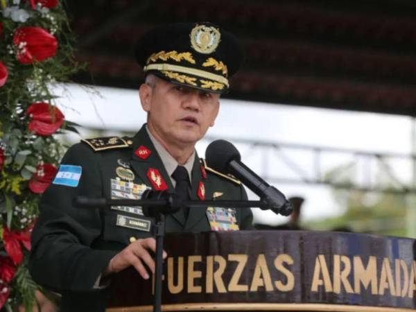 Roosevelt Hernández, exjefe de las Fuerzas Armadas de Honduras. Imagen de archivo.