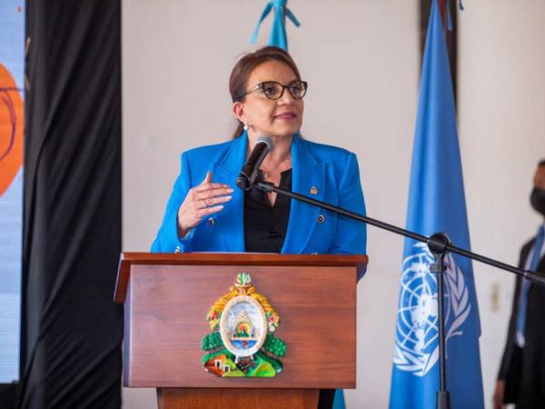 La presidenta de Honduras, Xiomara Castro, está en el poder desde 2022.