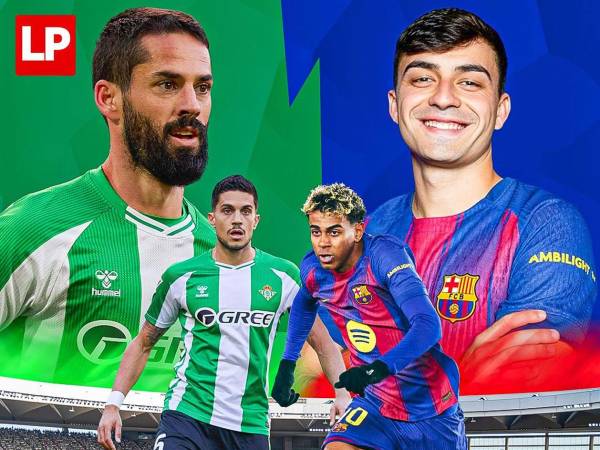 Betis y Barcelona chocan este sábado 6 de diciembre en la Liga Española.