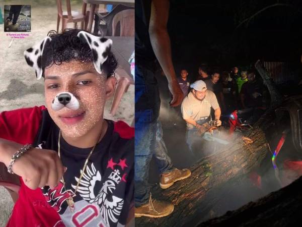 Luto ha causado en una familia de Cofradía, Cortés, la muerte de un joven de 17 años, en un hecho ocurrido la noche del martes tras ser aplastado por un árbol mientras se desplazaba en su mototaxi.