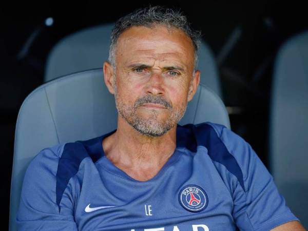 Luis Enrique durante el Mundial de Clubes de la FIFA.