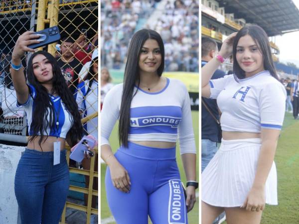 La belleza no se hizo esperar en el partido de tiktokers. Varias chicas robaron miradas con su carisma, estilo y pasión por el fútbol, creando un ambiente único en el estadio.
