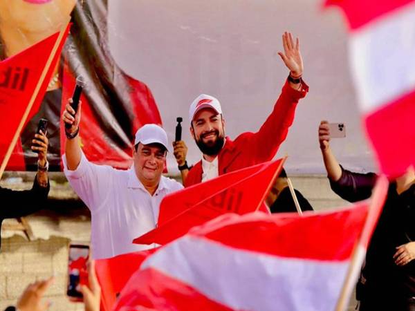 El alcalde Jorge Aldana y Kenneth Melhado.