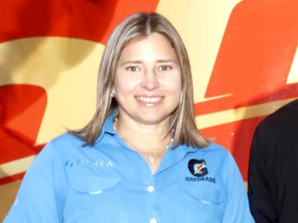 Melissa Villegas mostró su alegría de que Gatorade sea un aliado de la carrera más importante de Honduras.