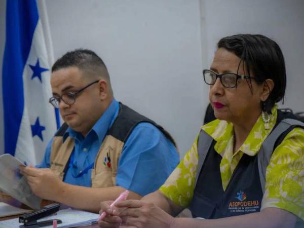 Jorge Jiménez y Dina Meza son representantes de organizaciones de derechos humanos.