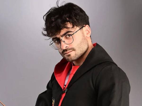 El influencer se hizo viral en redes por su gran parecido físico con Daniel Radcliffe, protagonista de la saga Harry Potter.