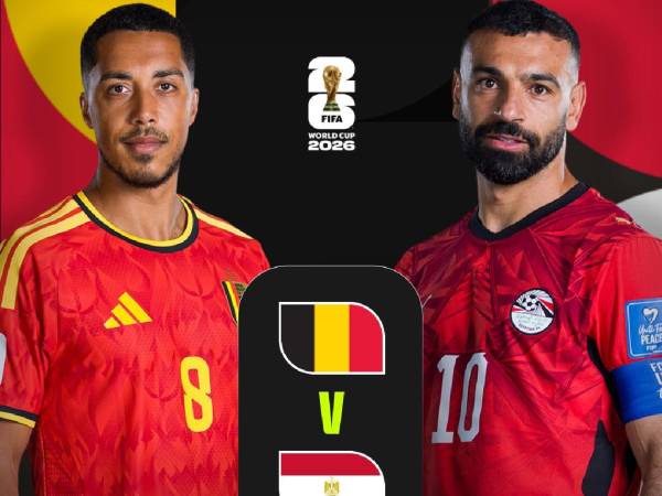 Bélgica y Egipto forman parte del grupo G del Mundial 2026.