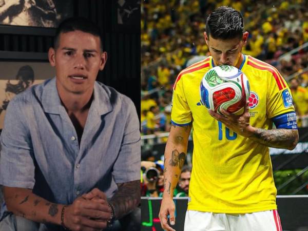 James Rodríguez se despide de su etapa como jugador de la Selección de Colombia,