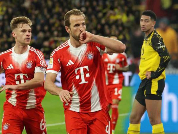 Kane y Kimmich le dieron el triunfo al Bayern ante el Dortmund en la Bundesliga.