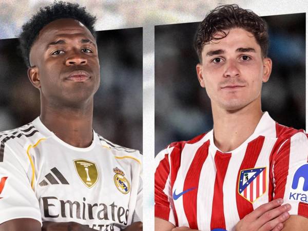 Vinicius en Real Madrid y Julián Álvarez por Atlético, figuras den el ataque de los dos clubes.