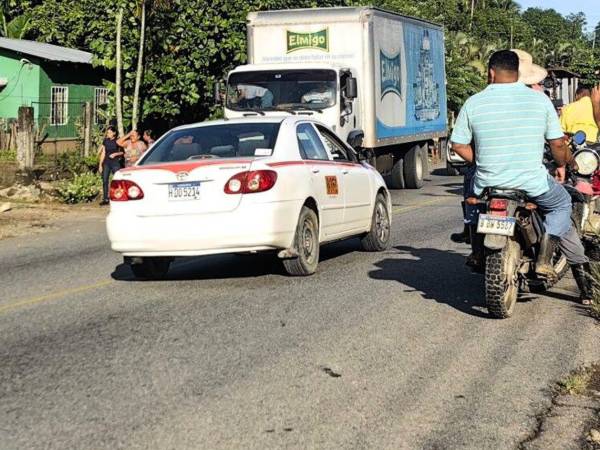 Lugar donde fueron hallados sin vida los dos hombres.